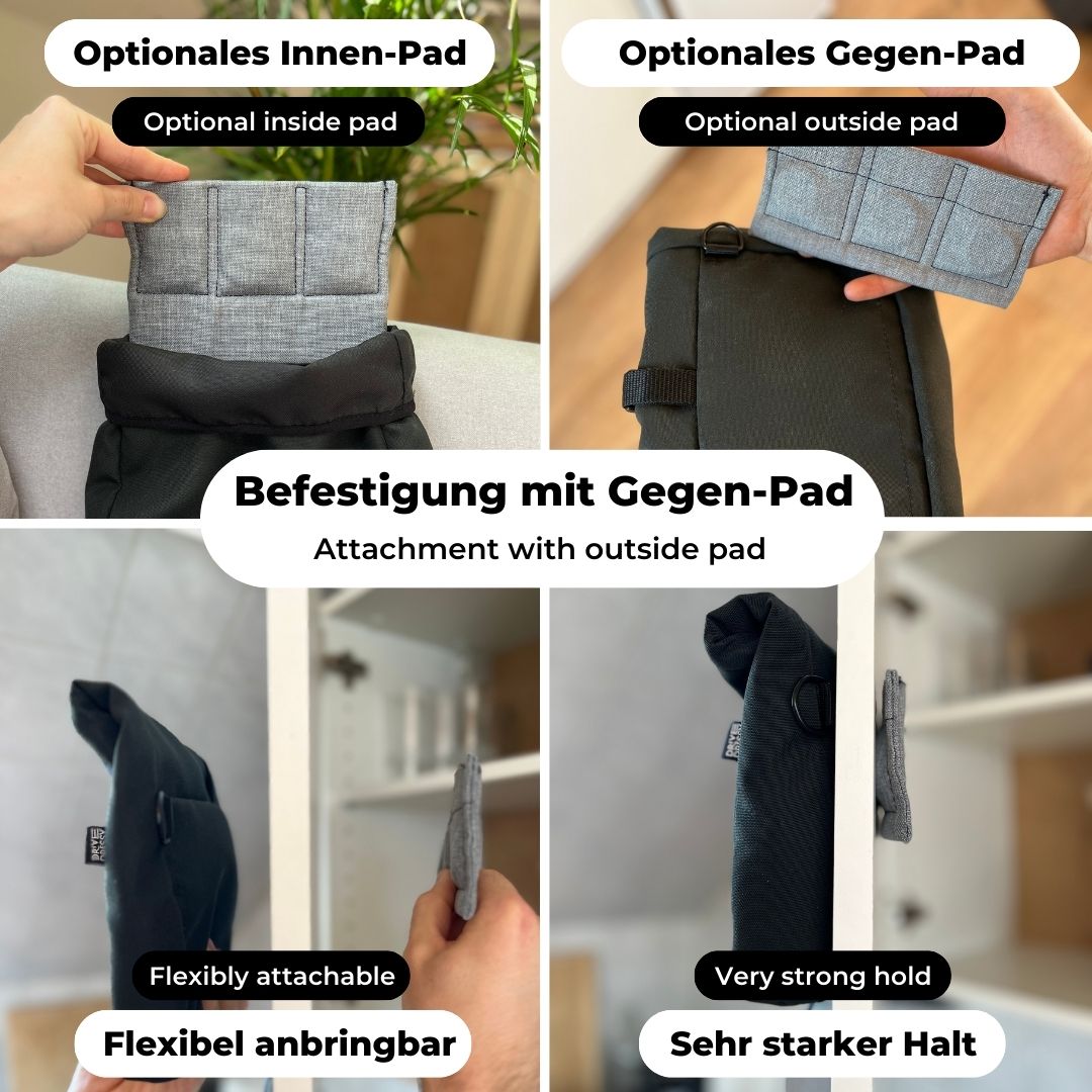 Magnet-Taschen Gegen-Pad/Außenpad – DriveDressy