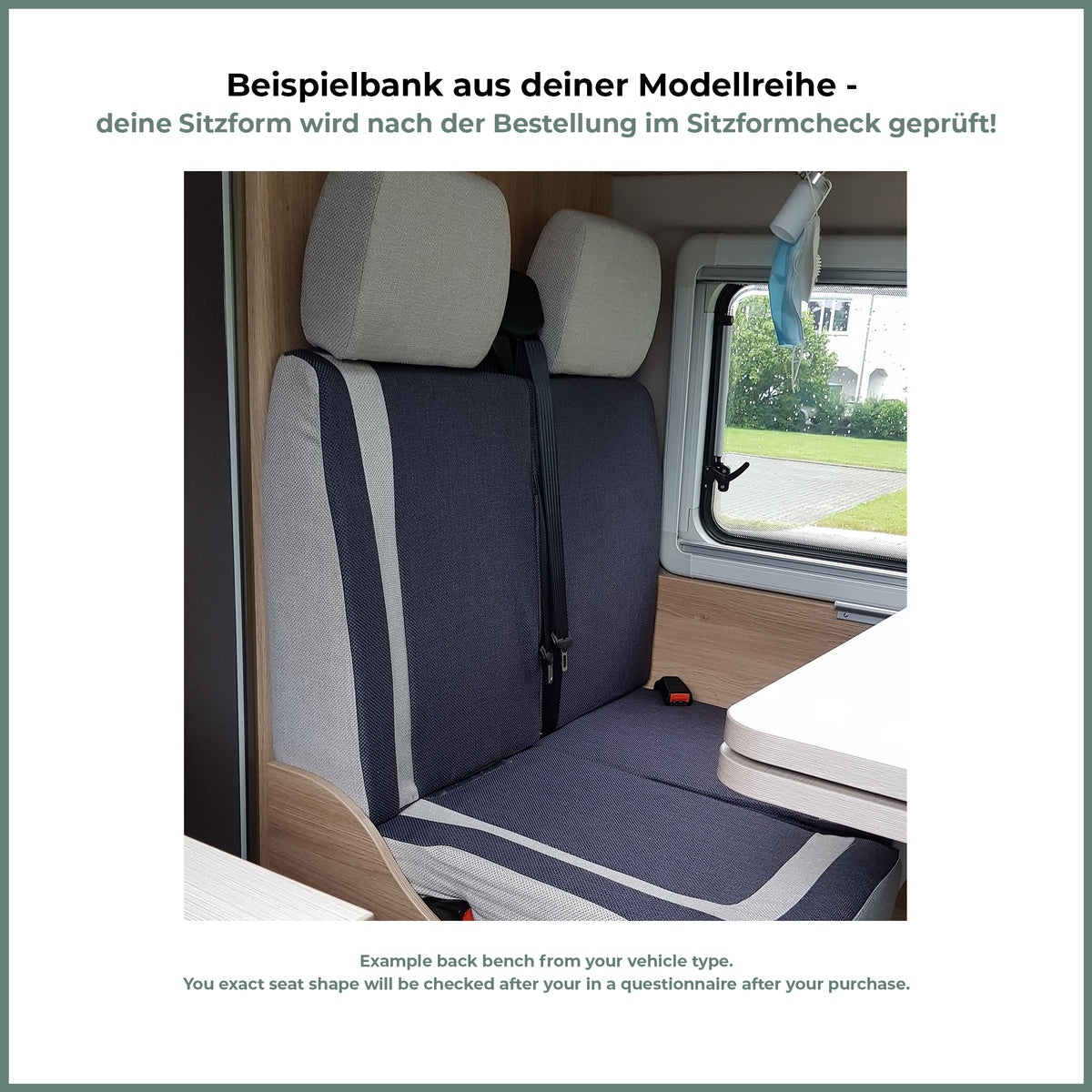 Knaus [Boxstar Fahrzeugreihe] (ab 2014) Sitzbezug [2er-Rückbank