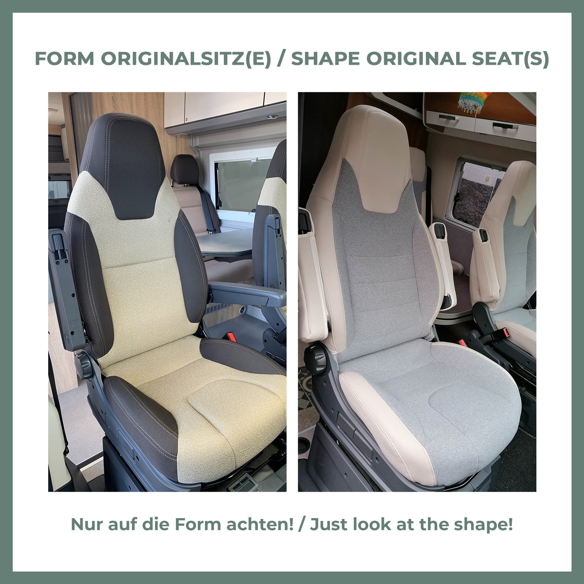 Knaus (Fiat Ducato Basis) (ab 2014) Sitzbezug [Set Vordersitze