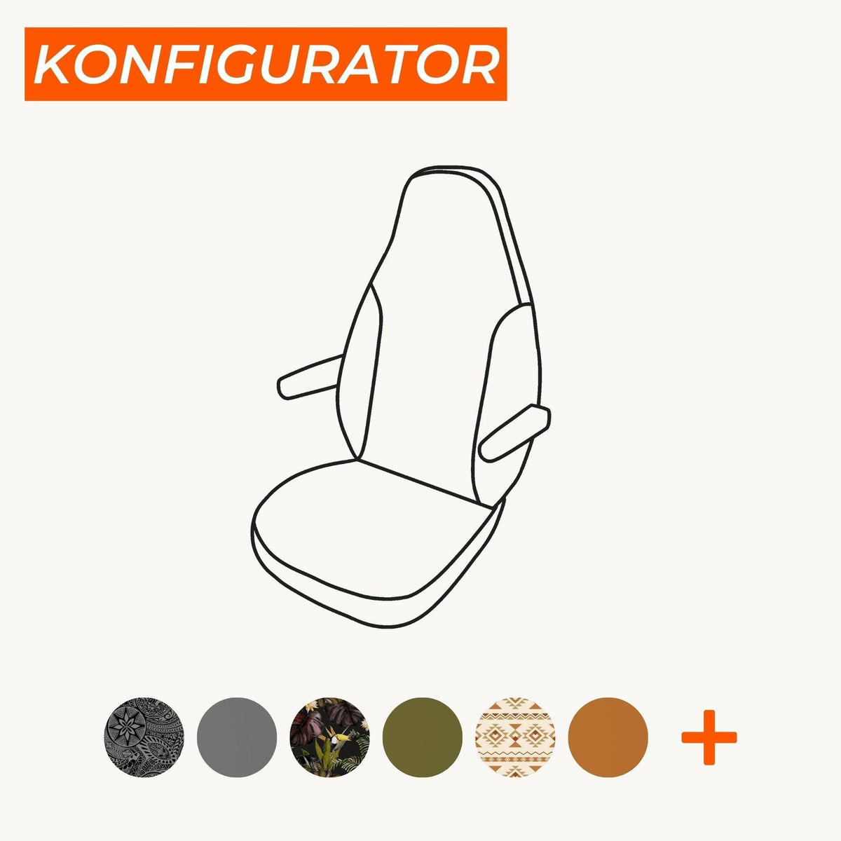 seat covers Joa Camp (panel van & semi-integrated)