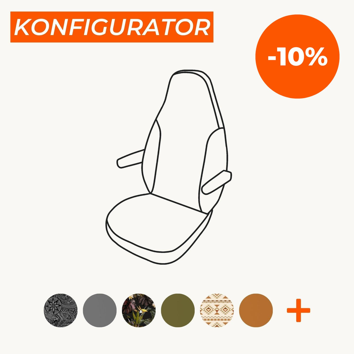 seat covers Rapido Series 6F