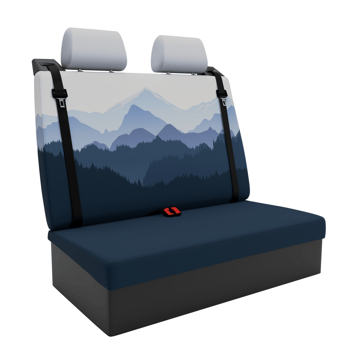 Housses de siège Aguti banquette couchette S2 1000 VAN Misty Mountains