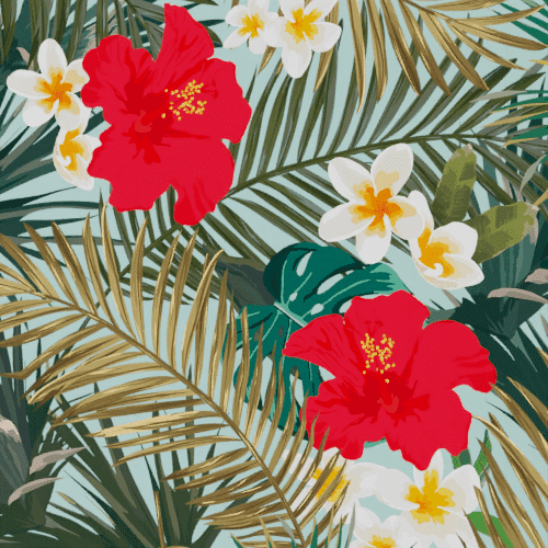 Stoffprobe Hibiscus (15438251164033)