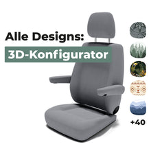 Laden Sie das Bild in den Galerie-Viewer, VW-T6-Multivan-(ab-2015)-Sitzbezug-selbst-konfigurieren--