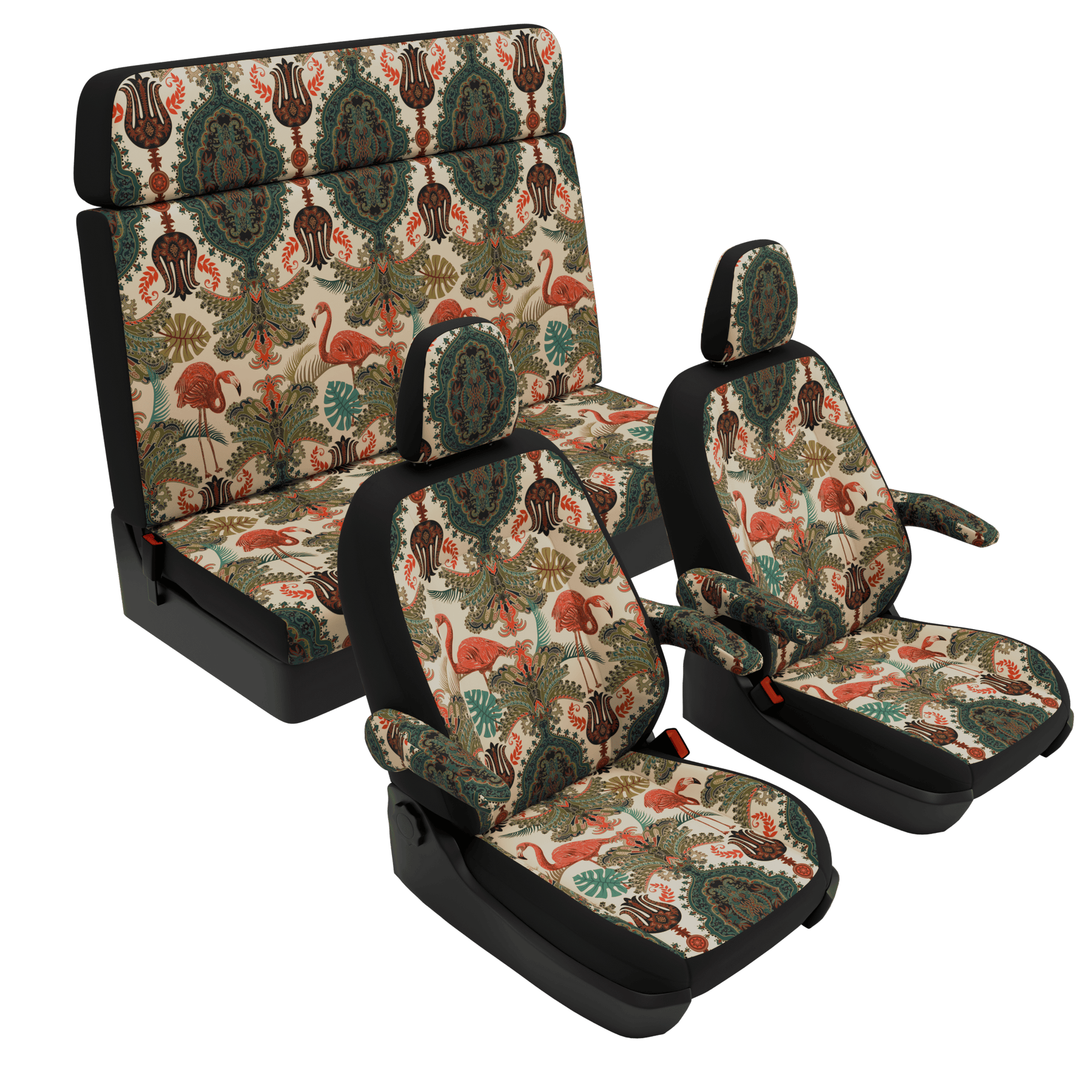Sitzbezüge Ford Nugget (Westfalia) (ab 2024) Oriental Flamingo