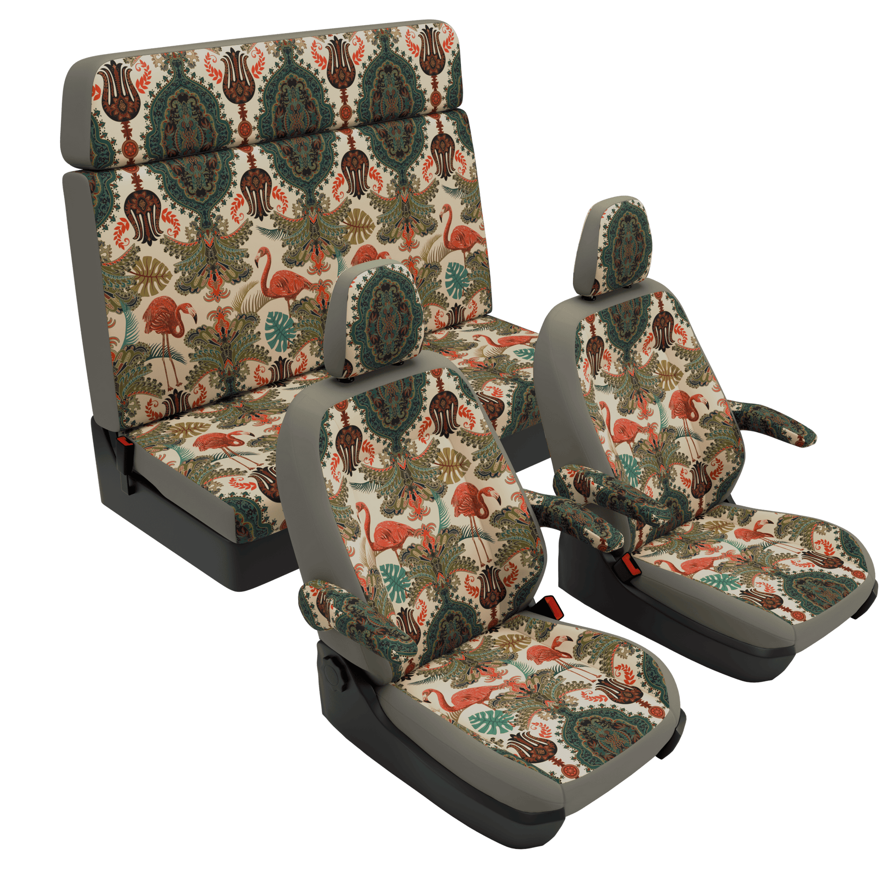 Sitzbezüge Ford Nugget (Westfalia) (ab 2024) Oriental Flamingo