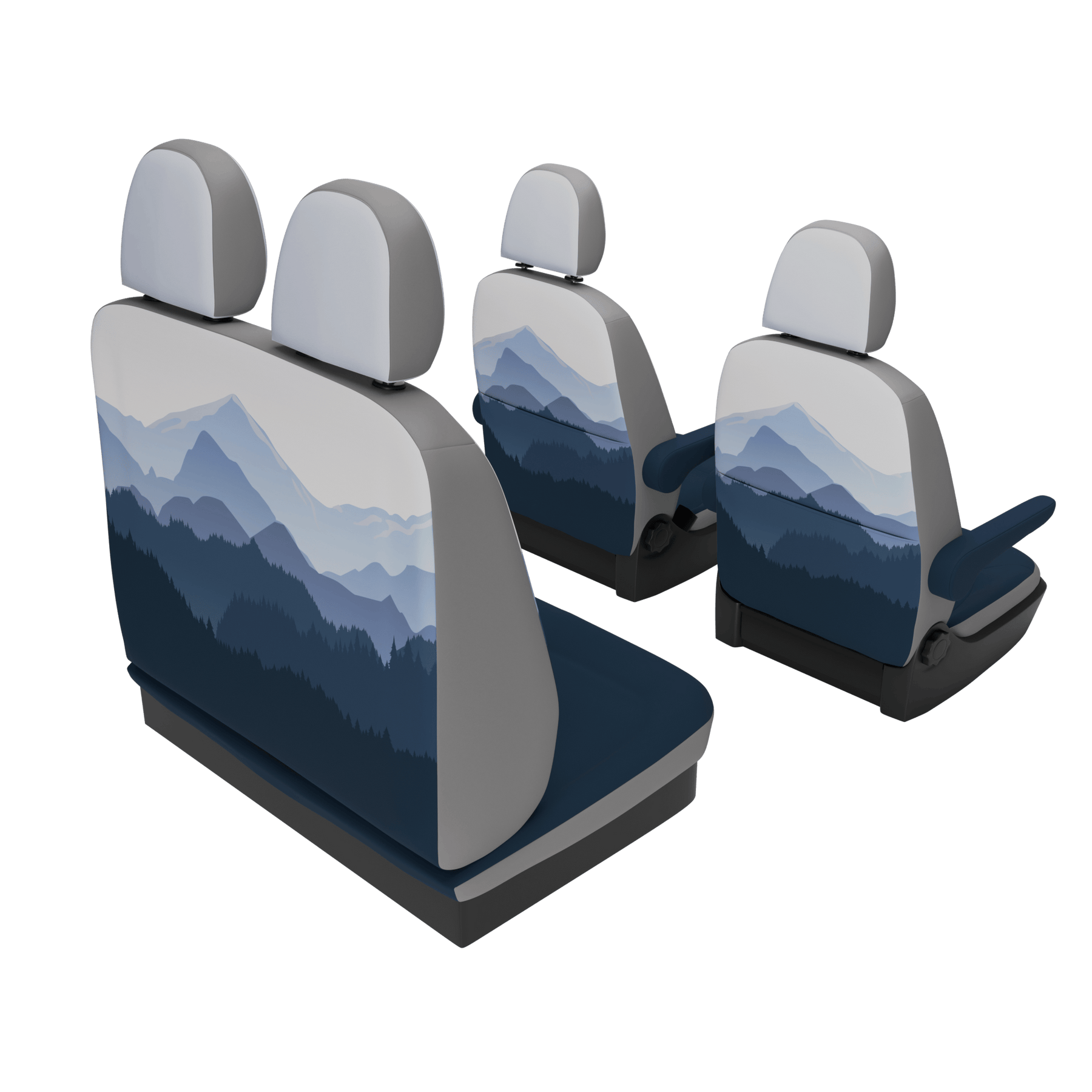 Sitzbezüge VW Grand California Misty Mountains