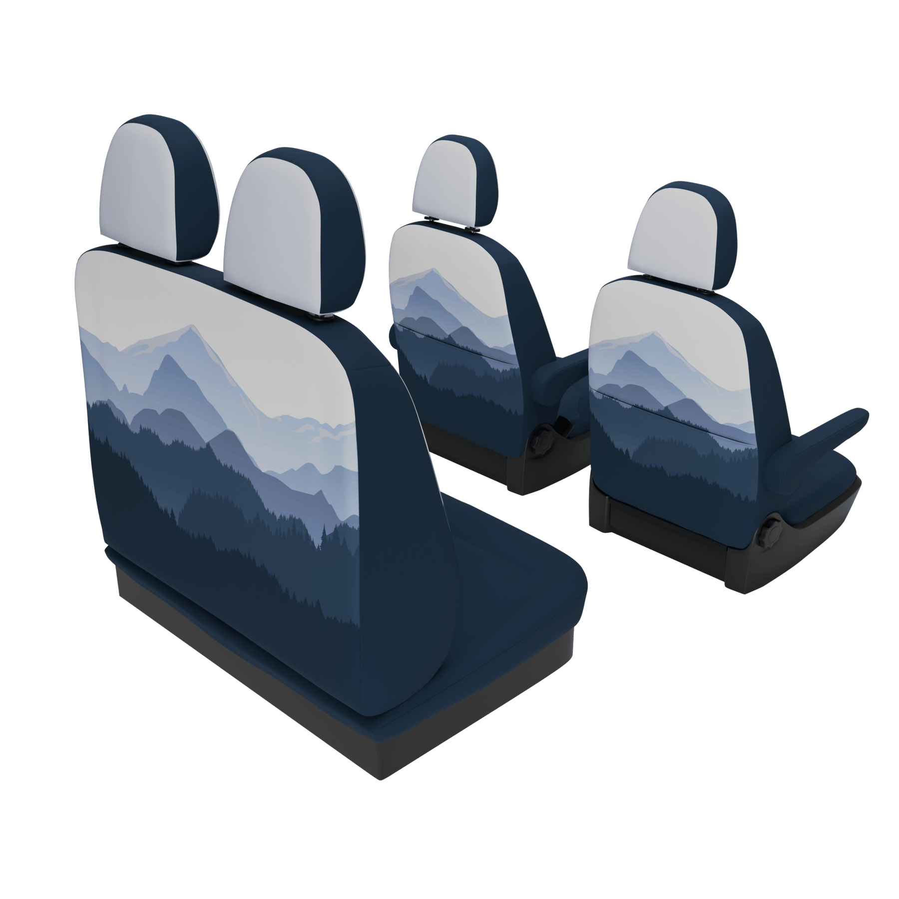 Sitzbezüge VW Grand California Misty Mountains