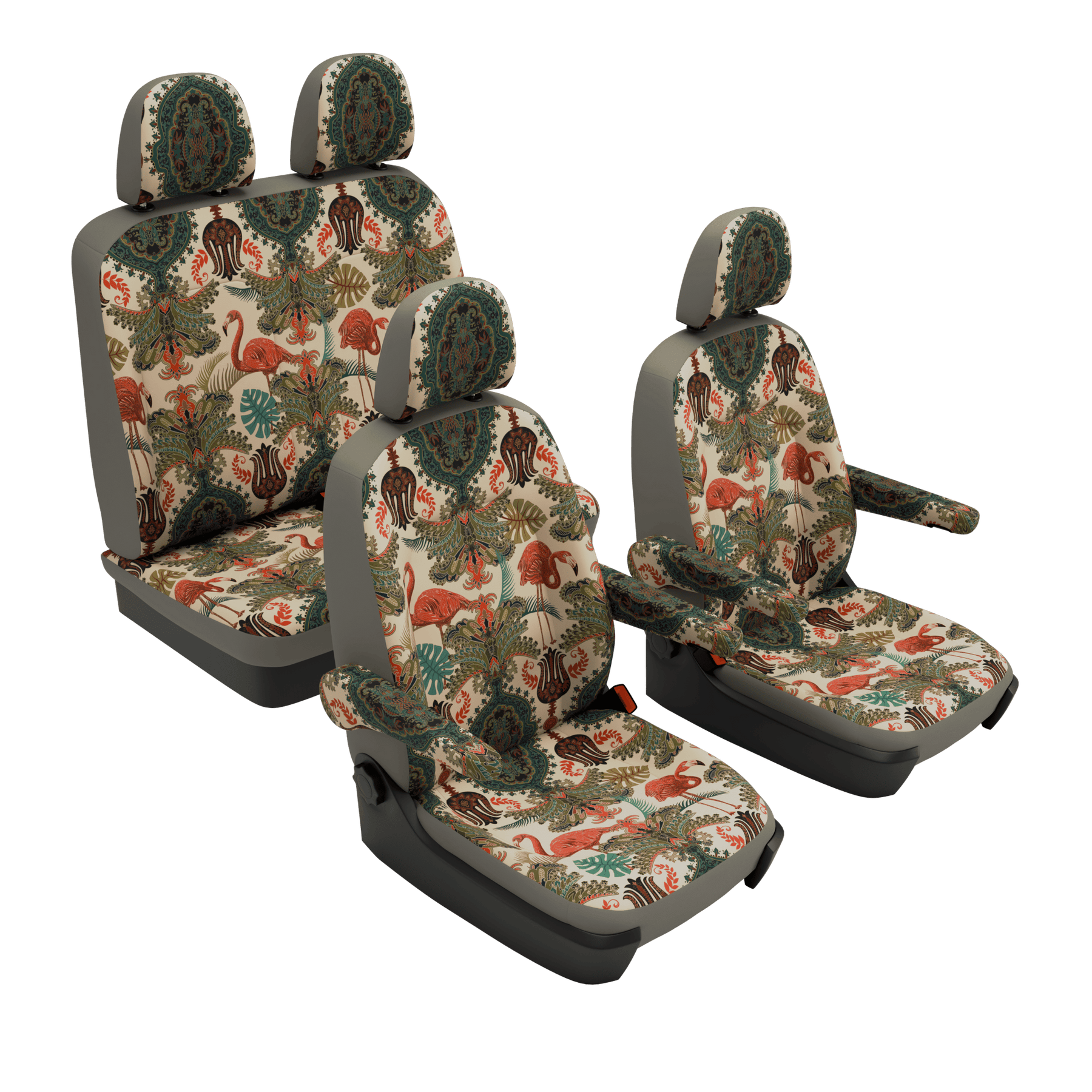 Sitzbezüge VW Grand California Oriental Flamingo