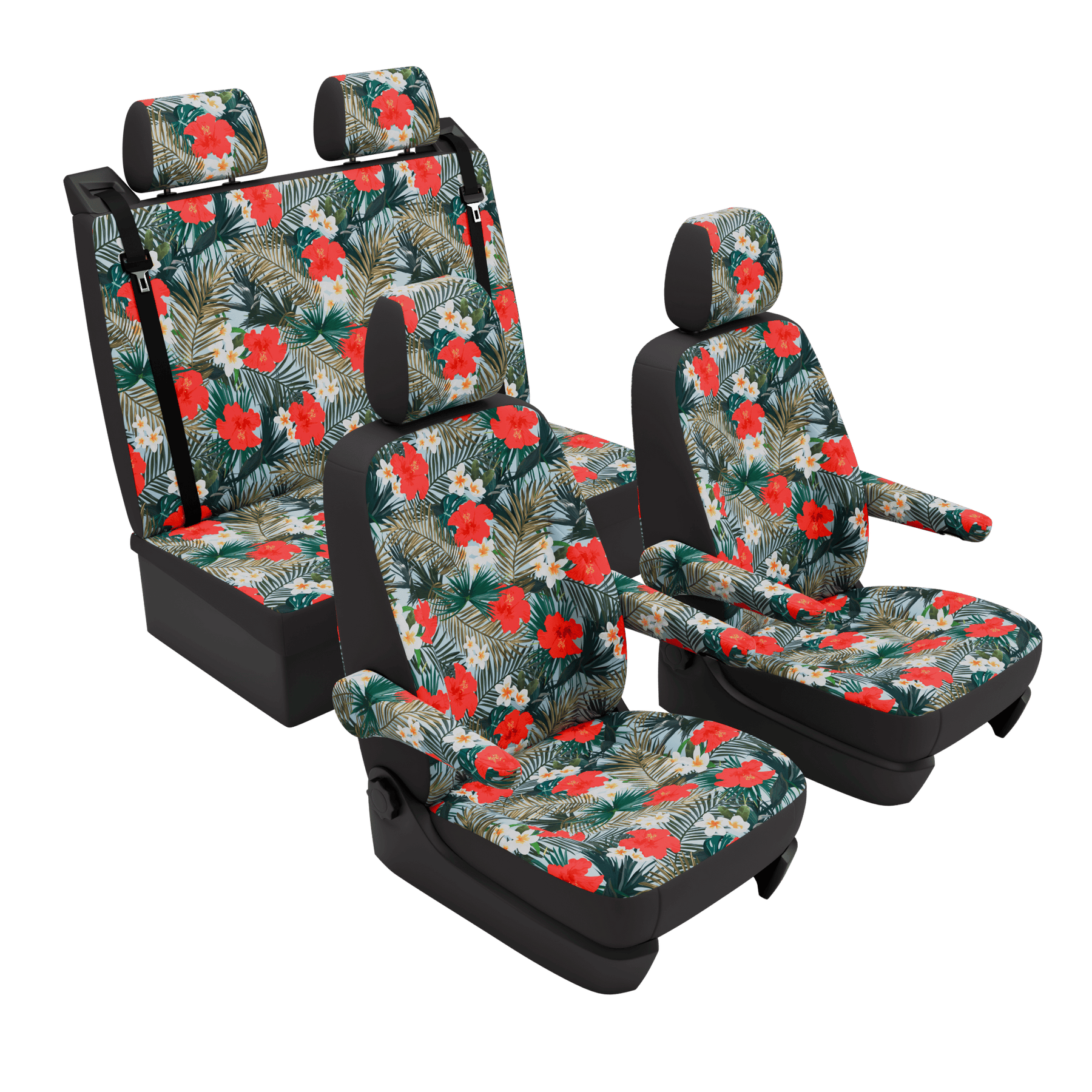 Sitzbezüge VW T6.1 California Hibiscus