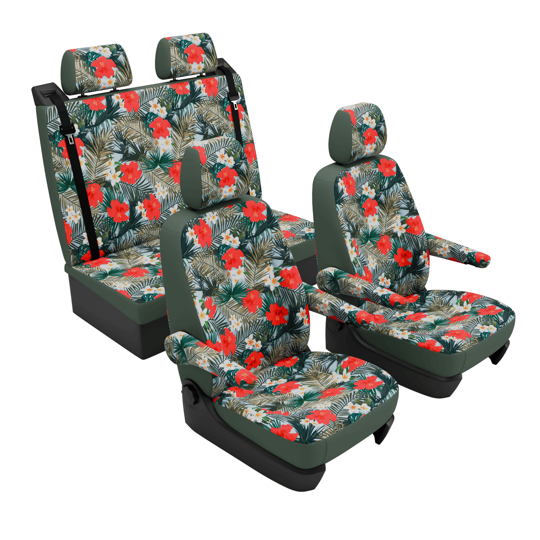 Sitzbezüge VW T6.1 California Hibiscus