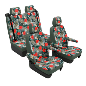 Sitzbezüge VW T6.1 California Hibiscus