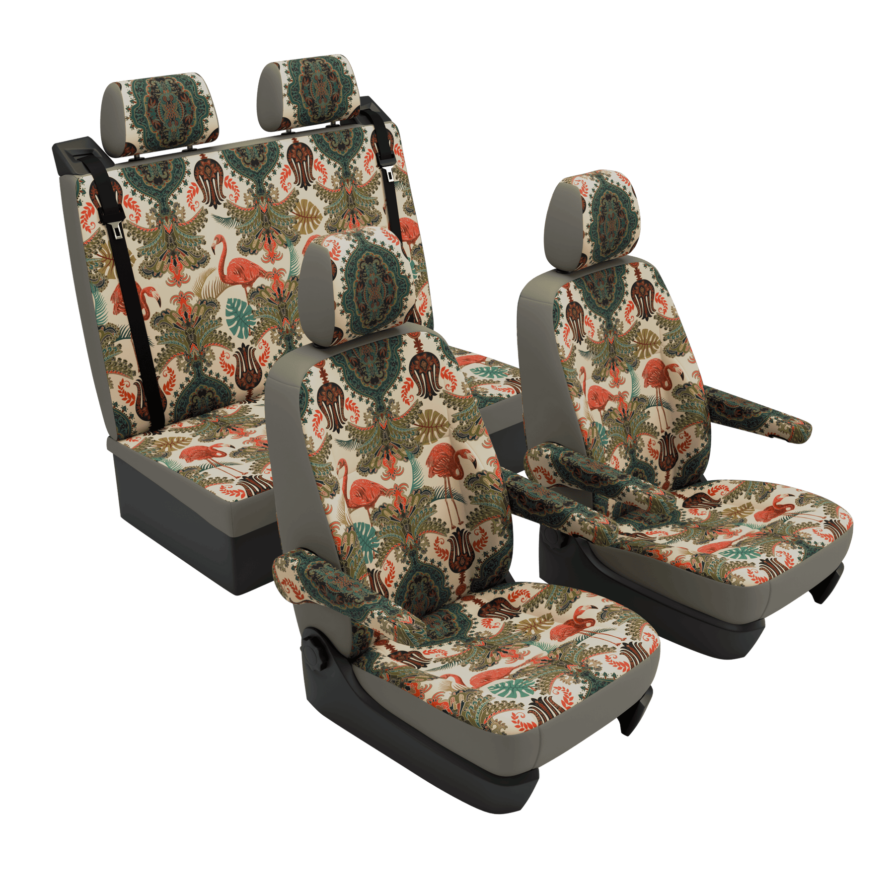 Sitzbezüge VW T4 Multivan Oriental Flamingo