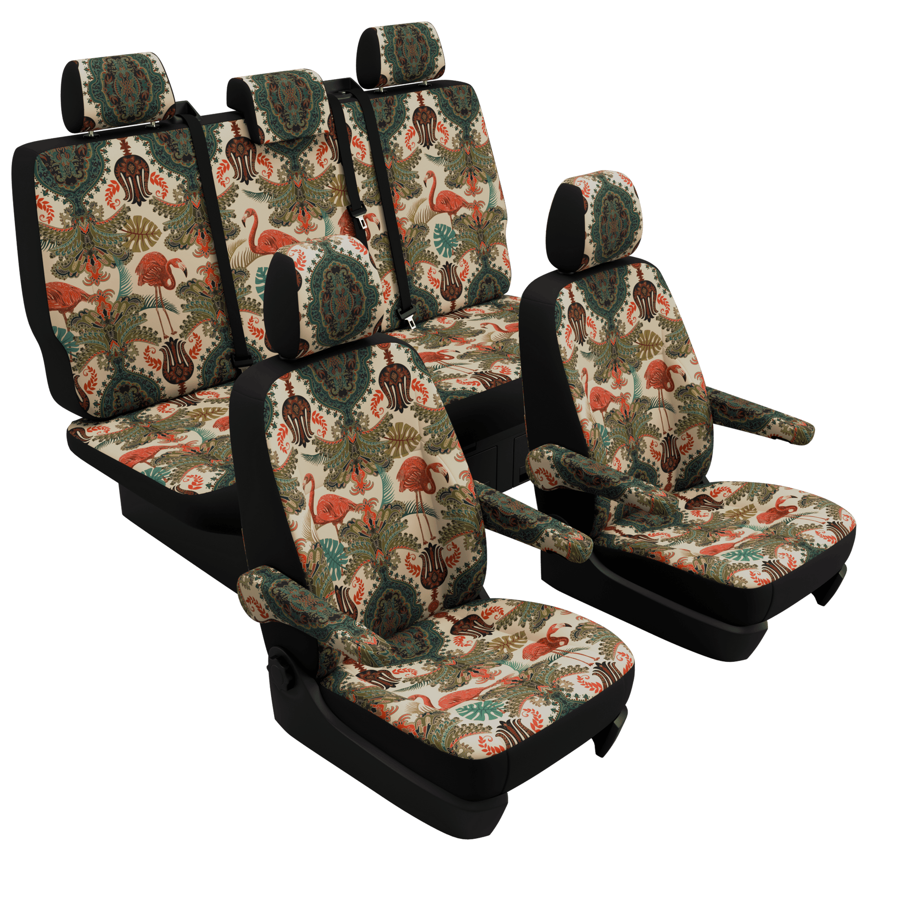 Sitzbezüge VW T4 Multivan Oriental Flamingo