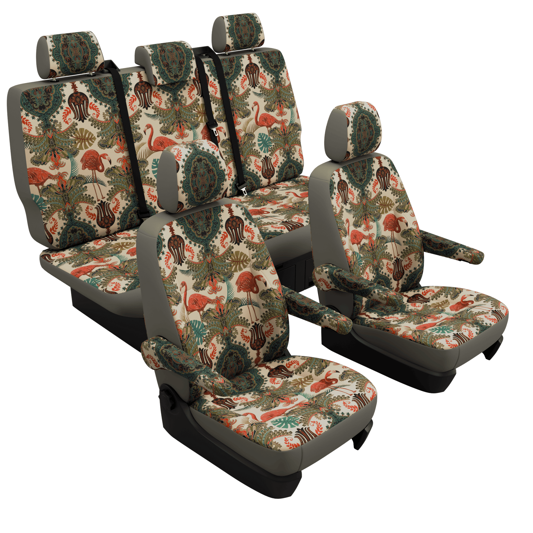 Sitzbezüge VW T4 Multivan Oriental Flamingo