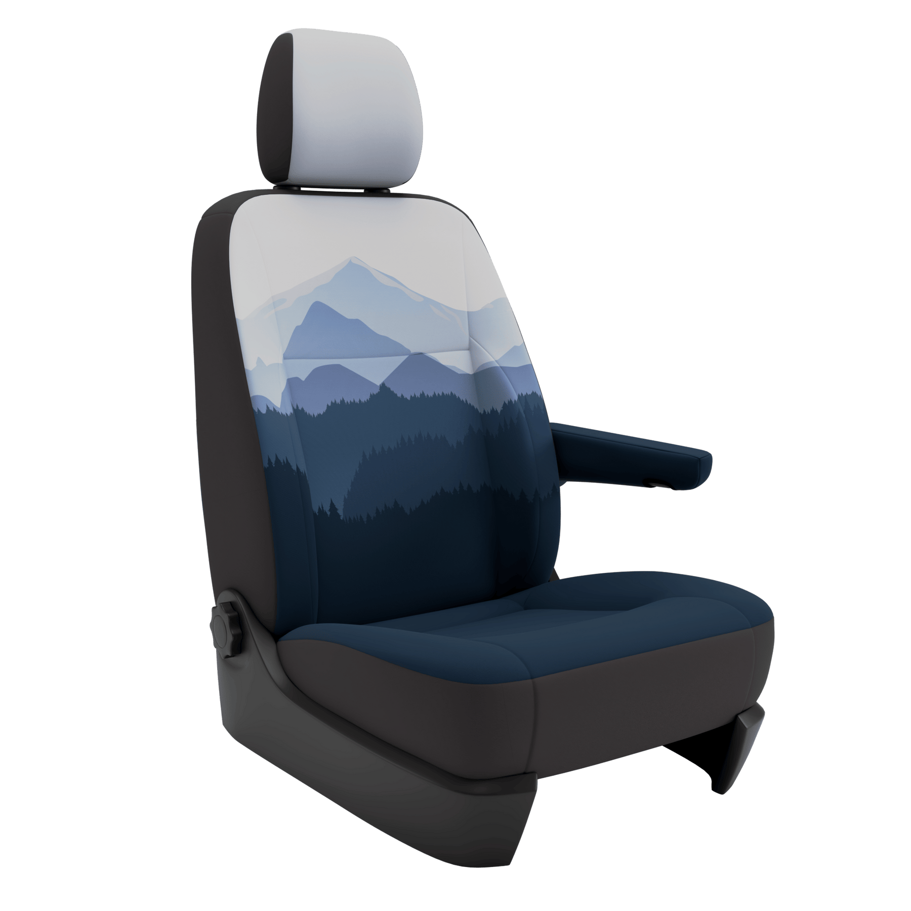 Sitzbezüge Alpincamper Vivaro PRO Misty Mountains