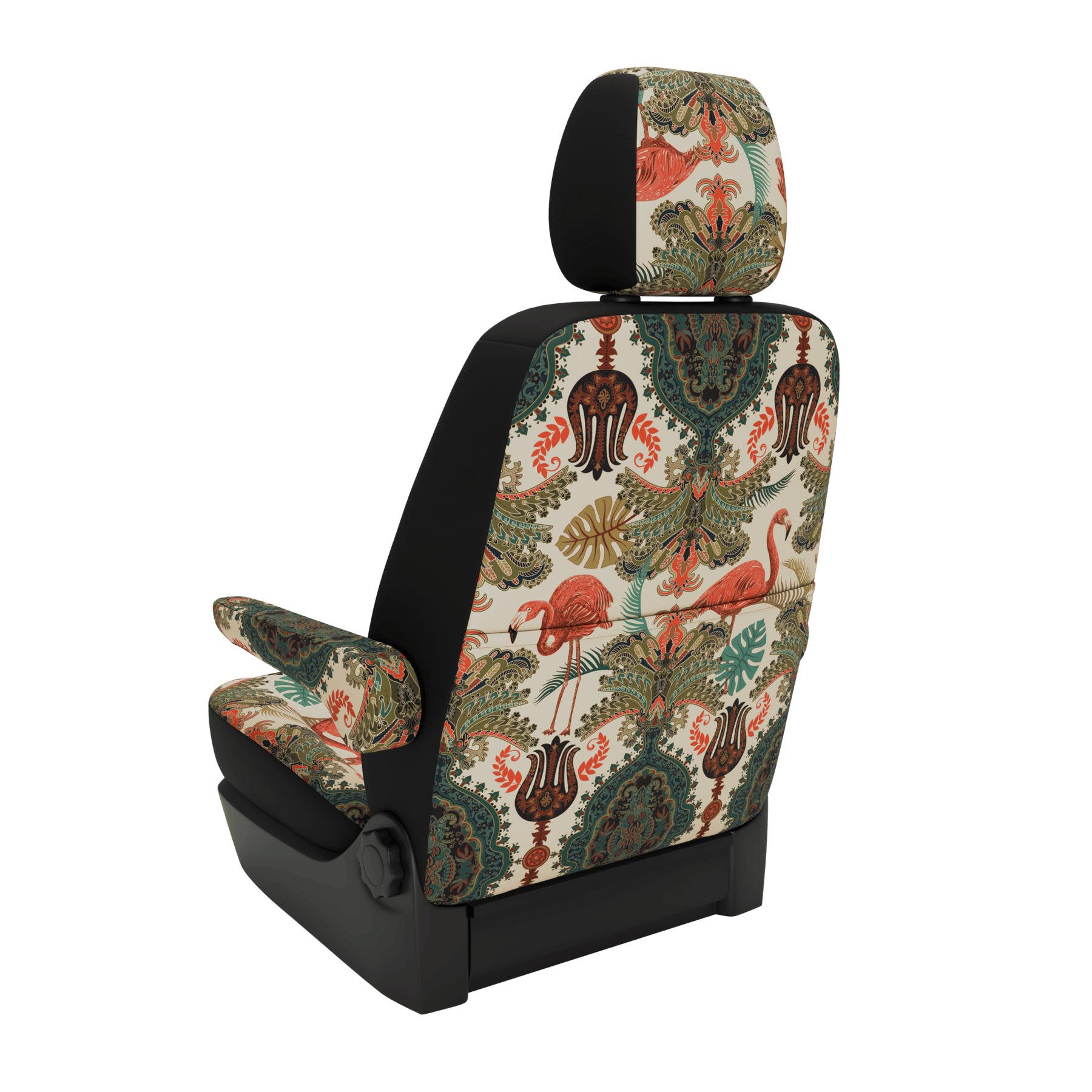 Sitzbezüge vanexxt Campervan T6.1 Oriental Flamingo