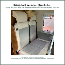 Laden Sie das Bild in den Galerie-Viewer, Vantourer-540-D-Sitzbezug-2er-Rückbank-Black-(Variante-1)
