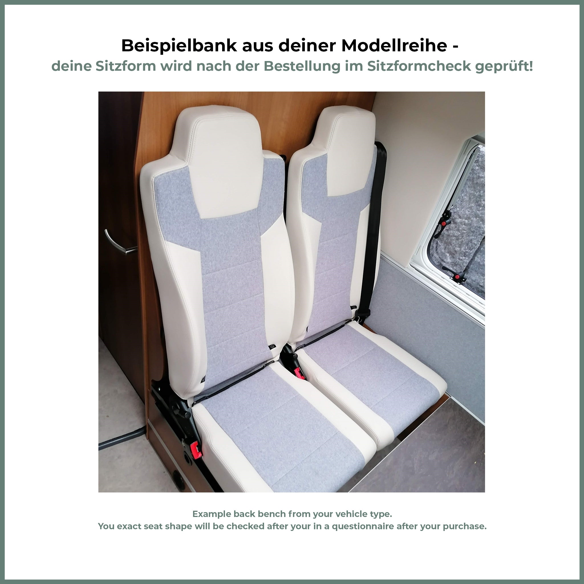 Vantourer [D Fahrzeugreihe] (ab 2014) Sitzbezug [Set Vordersitze
