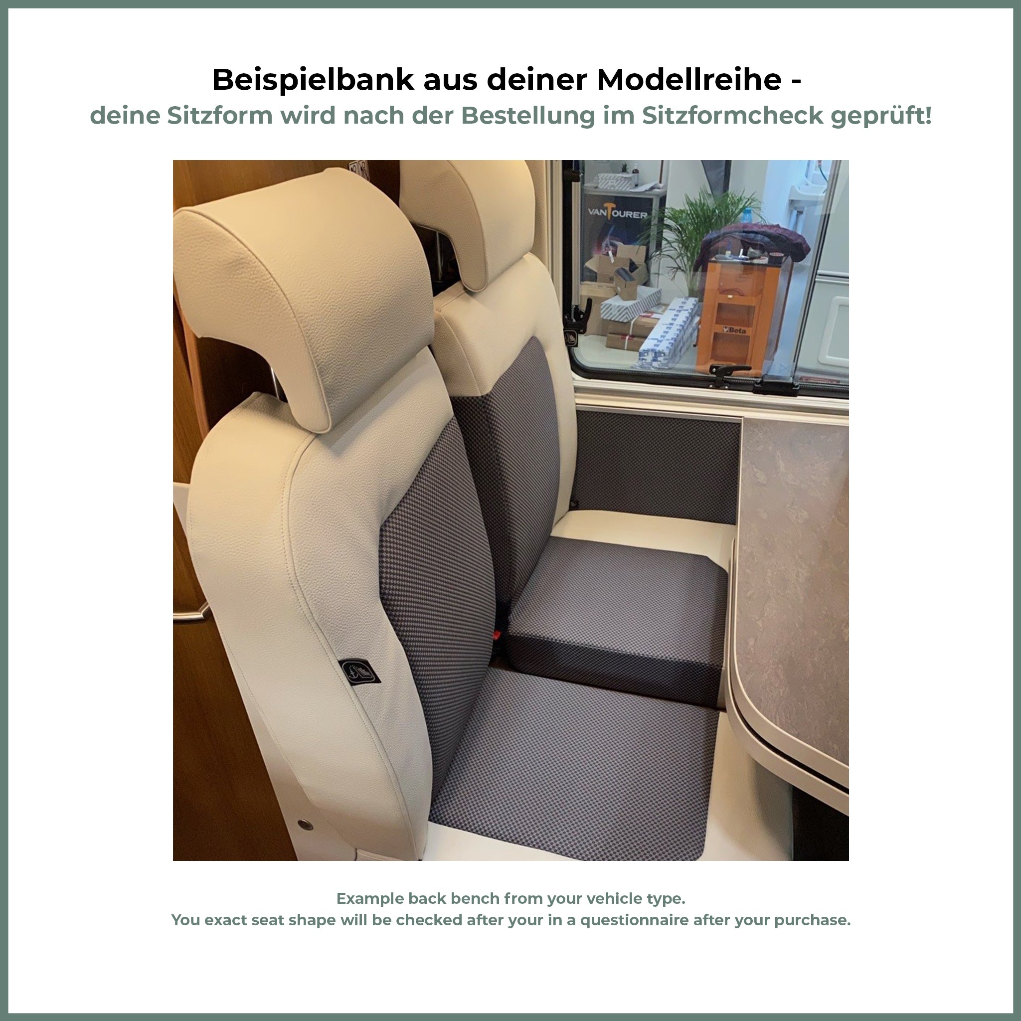 Vantourer [L Fahrzeugreihe] (ab 2014) Sitzbezug [2er-Rückbank