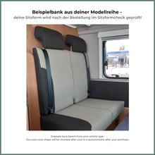 Laden Sie das Bild in den Galerie-Viewer, Weinsberg-CaraBus-Sitzbezug-2er-Rückbank-Art-Deco-Black-(Variante-1)