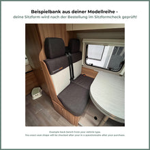 Laden Sie das Bild in den Galerie-Viewer, Weinsberg-CaraBus-Sitzbezug-2er-Rückbank-Art-Deco-Black-(Variante-4)