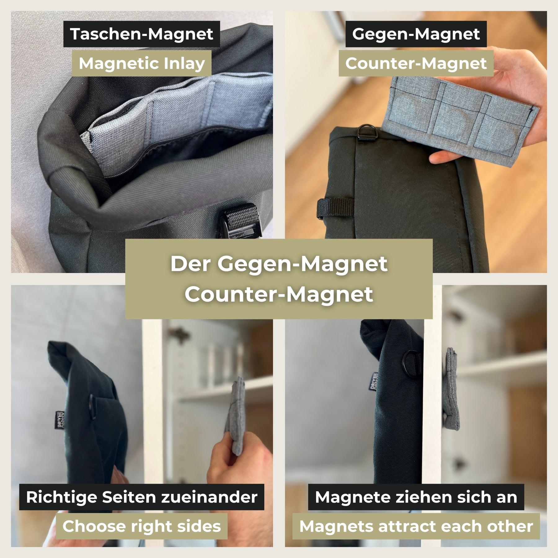 Magnet-Tasche L