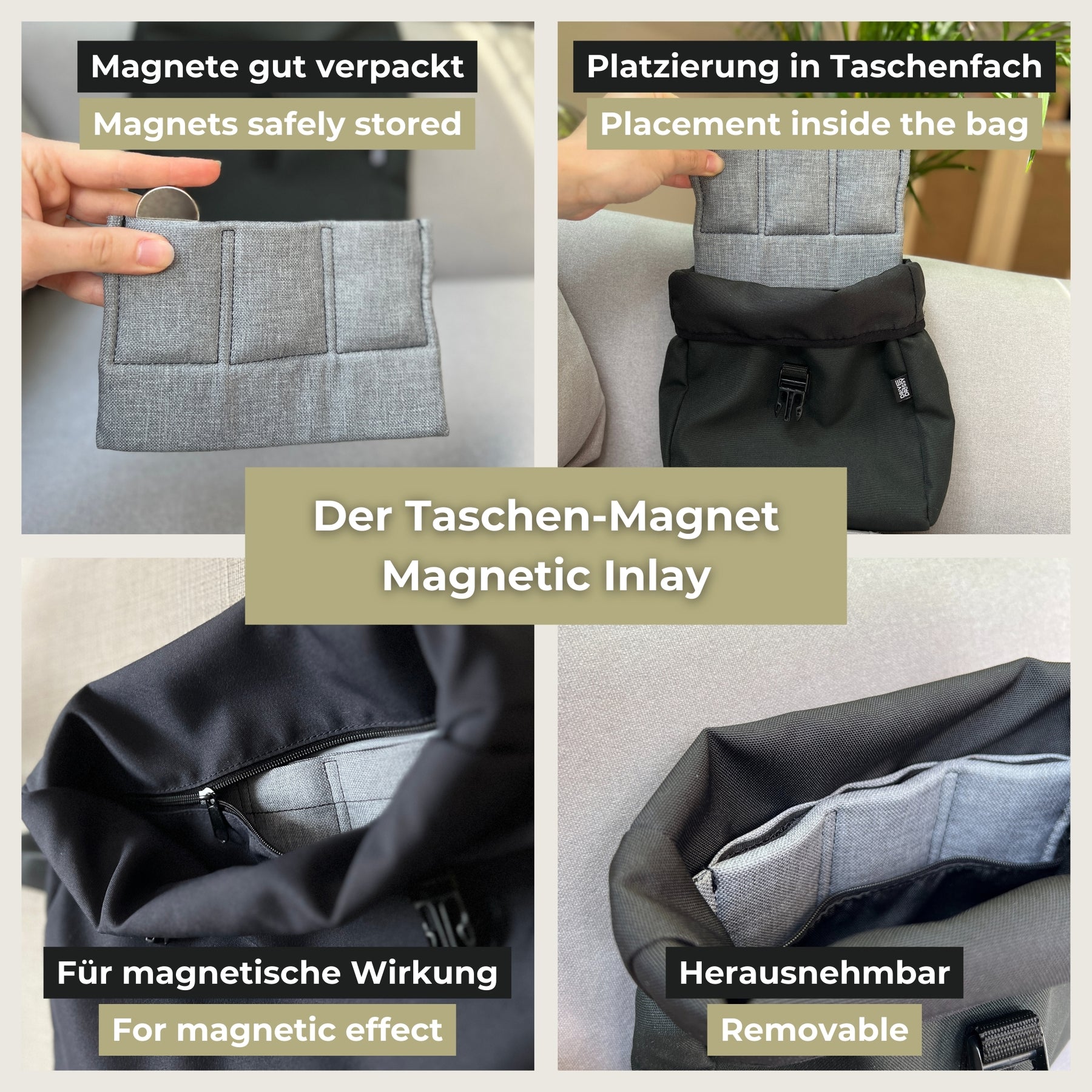 Magnet-Tasche L