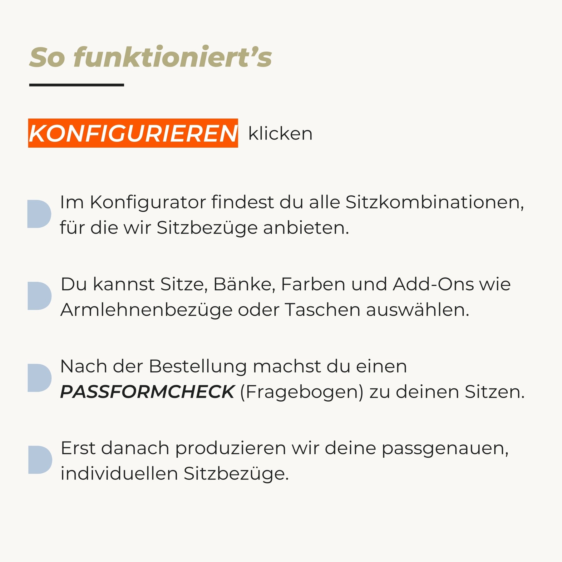 Sitzbezüge Ahorn Eco (ab 2017)