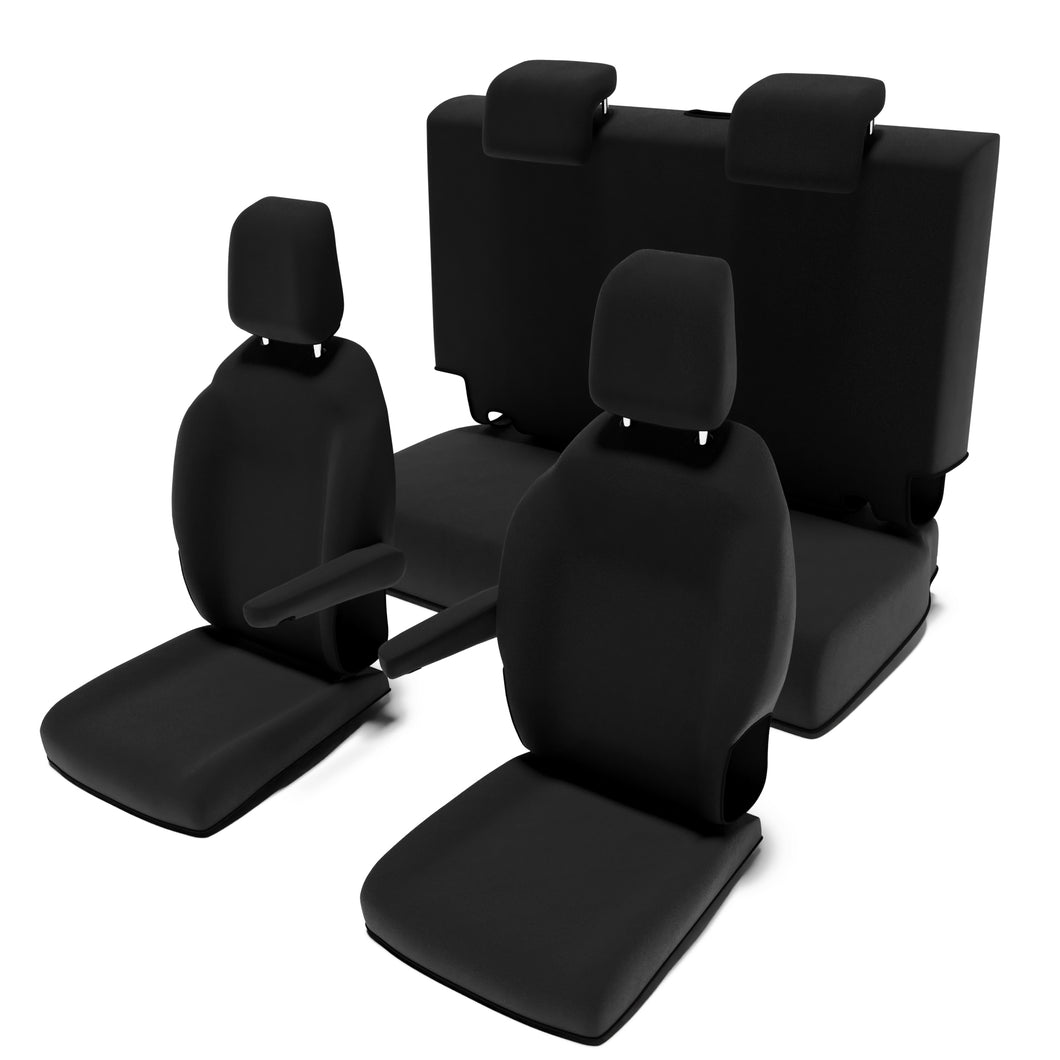 Pössl-Campster-(Citroën-Basis)-(ab-2016)-Sitzbezug-[4-Sitzer-Set]-[Black]----Black