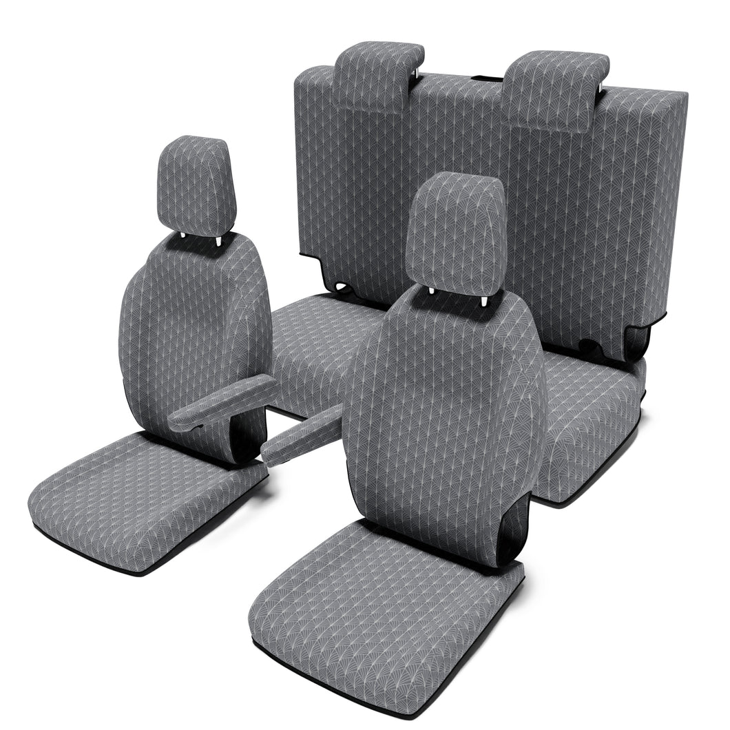 Pössl-Campster-(Citroën-Basis)-(ab-2016)-Sitzbezug-[4-Sitzer-Set]-[Art-Deco-Grey]----Art-Deco-Grey