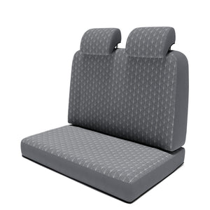 Pössl-[Vario-Fahrzeugreihe]-(ab-2014)-Sitzbezug-[2er-Rückbank]-[Art-Deco-Grey]----Grey