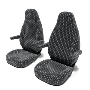 Hobby-(Citroën-Jumper-Basis)-(ab-2014)-Sitzbezug-[Set-Vordersitze]-mit-Armlehne-[Art-Deco-Black]----Art-Deco-Black