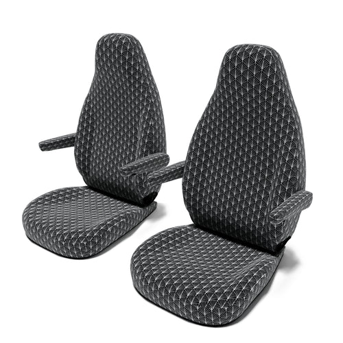 Knaus-(Citroën-Jumper-Basis)-(ab-2014)-Sitzbezug-[Set-Vordersitze]-mit-Armlehne-[Art-Deco-Black]----Art-Deco-Black