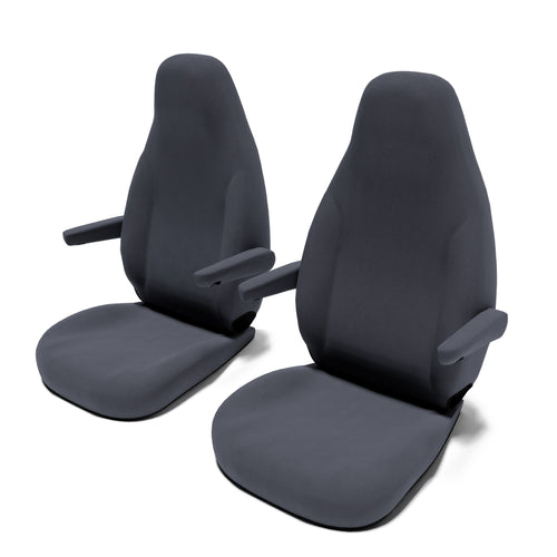 Malibu-(Fiat-Ducato-Basis)-(ab-2014)-Sitzbezug-[Set-Vordersitze]-mit-Armlehne-[Dark-Grey]----Dark-Grey