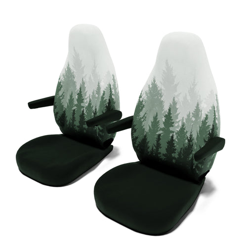 Clever-Vario-Kids-600-(ab-2014)-Sitzbezug-[Set-Vordersitze]-mit-Armlehne-[Magic-Forest]----Magic-Forest