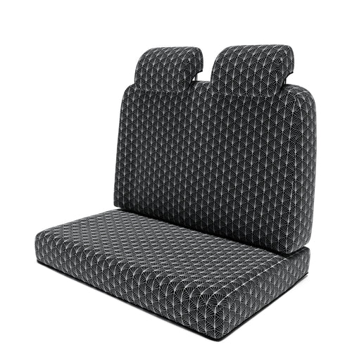 Carado-[CV-Fahrzeugreihe]-(ab-2014)-Sitzbezug-[2er-Rückbank]-[Art-Deco-Black]----Art-Deco-Black