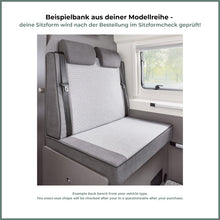 Load image into Gallery viewer, Hobby-Optima-De-Luxe-T65-GE-(ab-2014)-Sitzbezug-[2er-Rückbank]-[Art-Deco-Black]-2