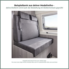 Laden Sie das Bild in den Galerie-Viewer, Hobby-Optima-De-Luxe-T65-GE-(ab-2014)-Sitzbezug-[2er-Rückbank]-[Art-Deco-Black]-3