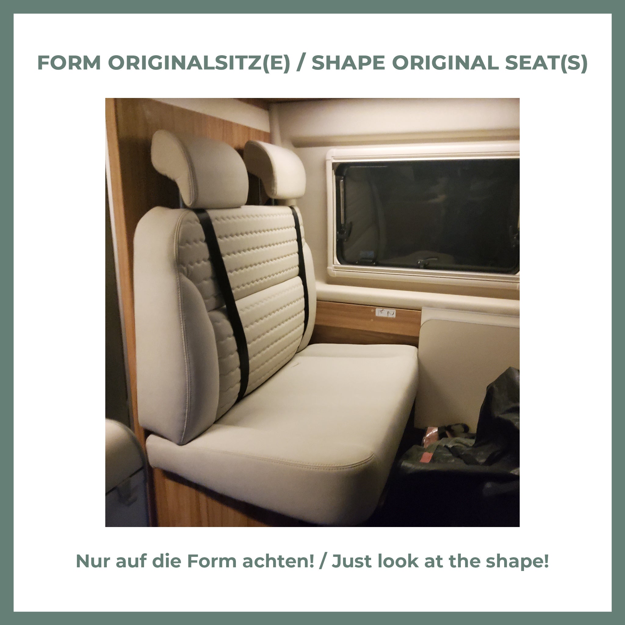 Hymer Camper Vans Fiat (ab 2014) Sitzbezug [Set Vordersitze] mit Armle –  DriveDressy