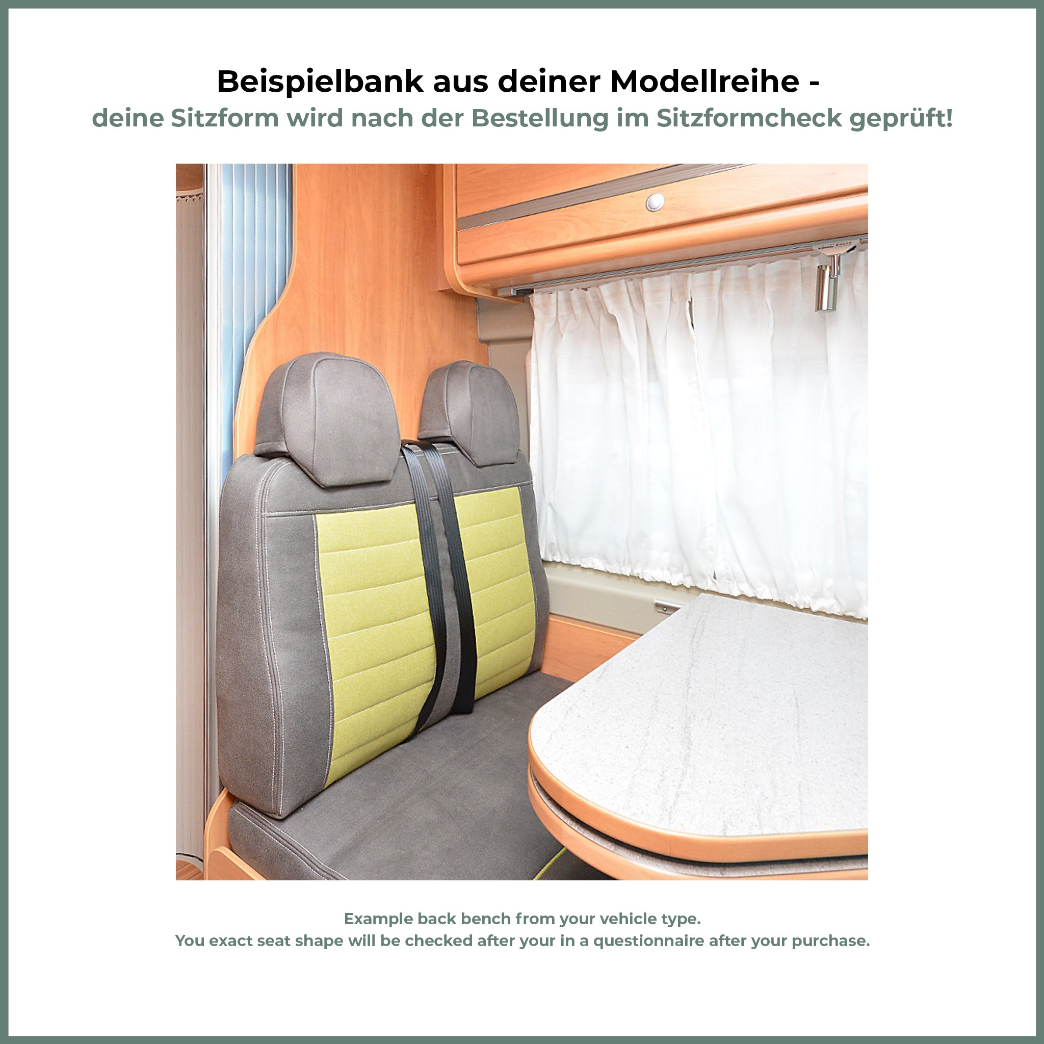 Pössl [Roadcruiser Fahrzeugreihe] (ab 2014) Sitzbezug [Set Vordersitze –  DriveDressy