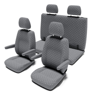 VW-T6.1-California-Ocean-/-Coast-(ab-2019)-Sitzbezug-[4-Sitzer-Set]-[Art-Deco-Grey]----Art-Deco-Grey