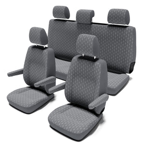 VW-T6.1-California-Beach-(ab-2019)-Sitzbezug-[5-Sitzer-Set-für-Leder-/-Alcantara-Sitze]-[Art-Deco-Grey]----Grey