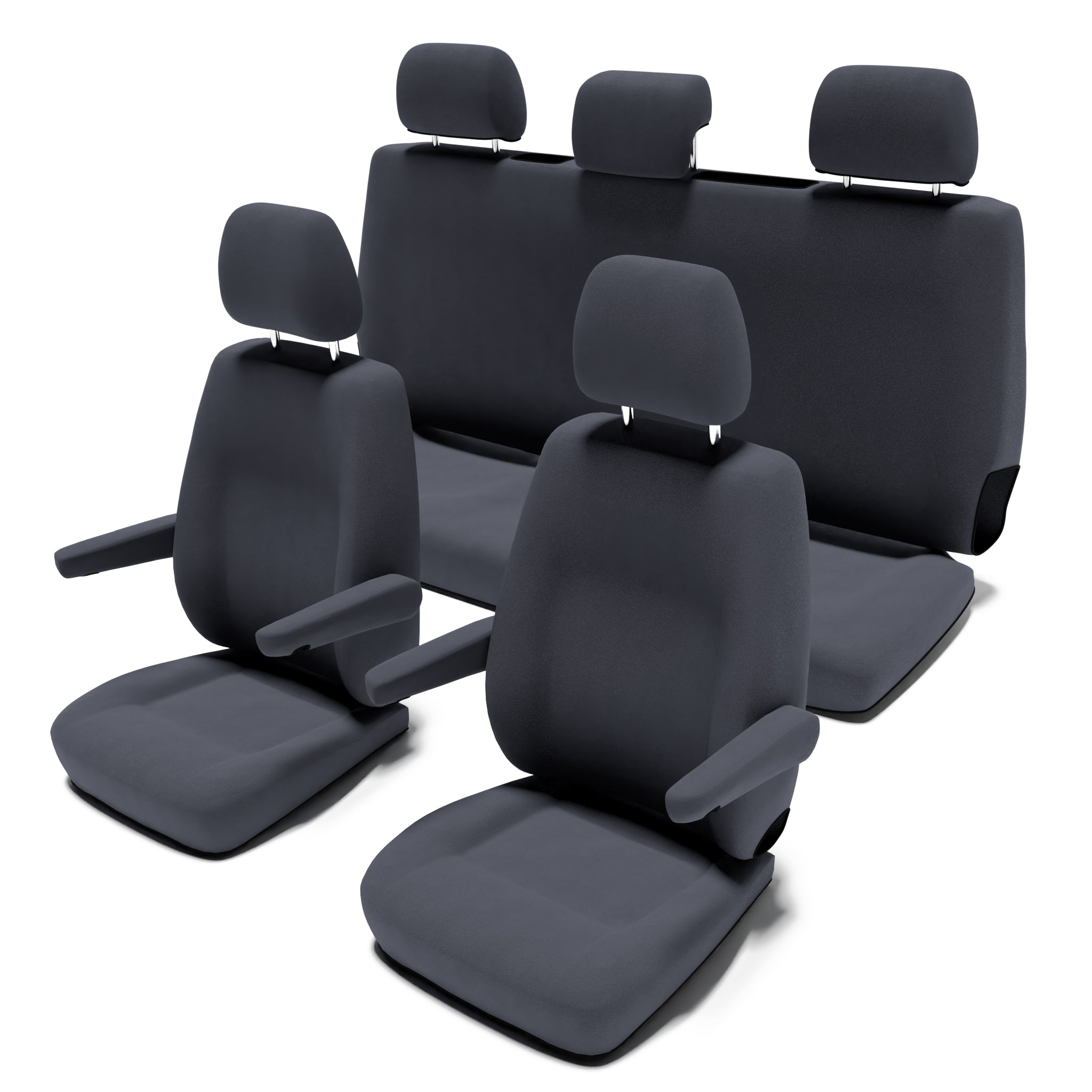 VW T6.1 Multivan (ab 2019) Sitzbezug [Einzelsitz hinten aus Leder / Al –  DriveDressy