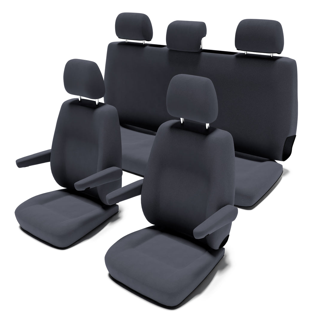 VW T6.1 Multivan (ab 2019) Sitzbezug [5-Sitzer Set für Leder / Alcanta –  DriveDressy