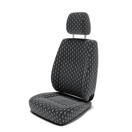 Crosscamp (Toyota-Basis) (ab 2016) Sitzbezug [Einzelsitz Hinten] [Art Deco Black]