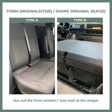 Load image into Gallery viewer, VW T6 Caravelle (ab 2015) Sitzbezug [Beifahrerbank] [Dark Grey]