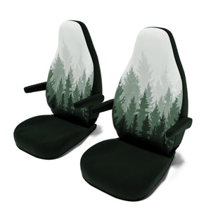 Pössl-[Summit-Fahrzeugreihe]-(ab-2014)-Sitzbezug-[Set-Vordersitze]-mit-Armlehne-[Magic-Forest]----Magic-Forest-Green