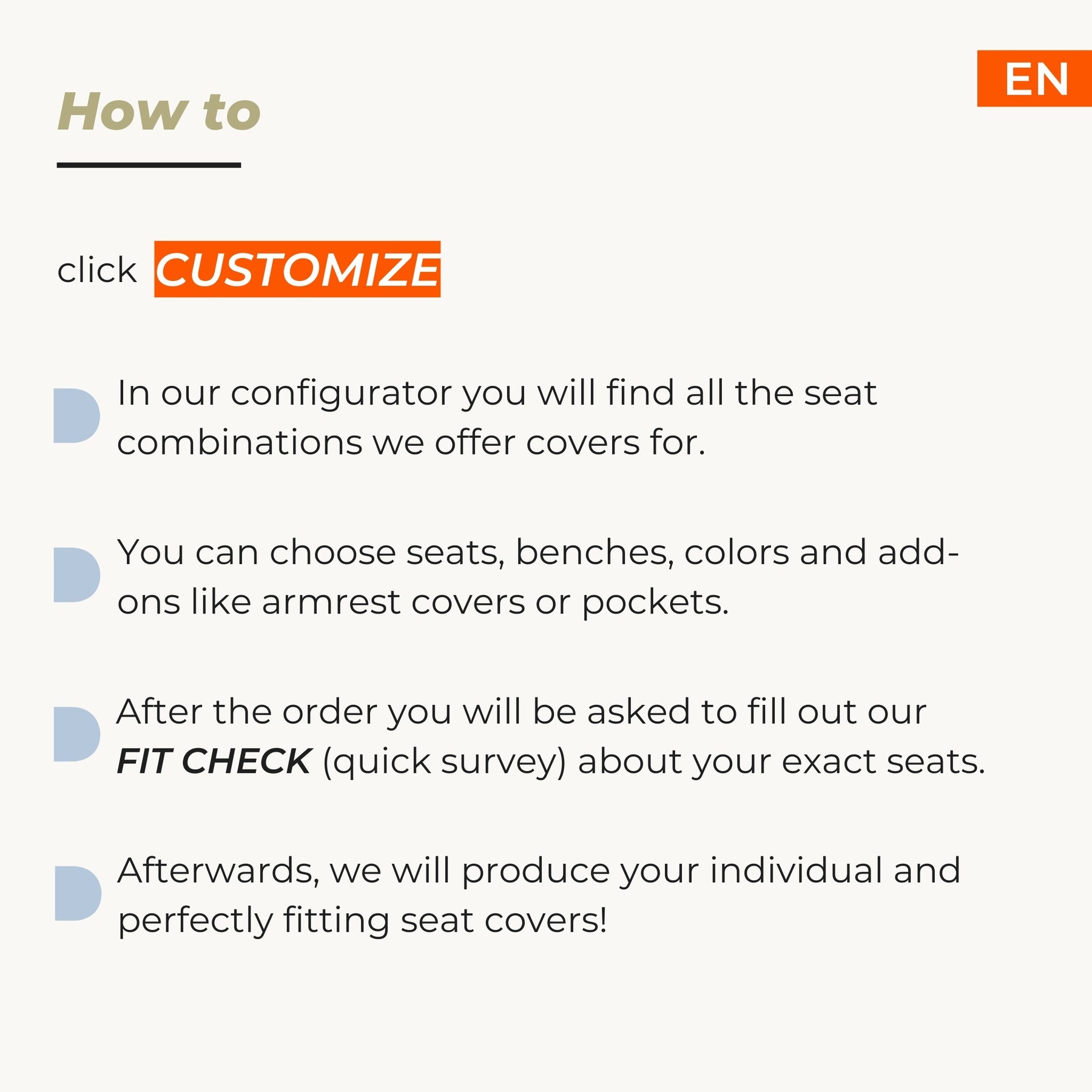 seat covers LMC Innovan (Ford base) (from 2014)