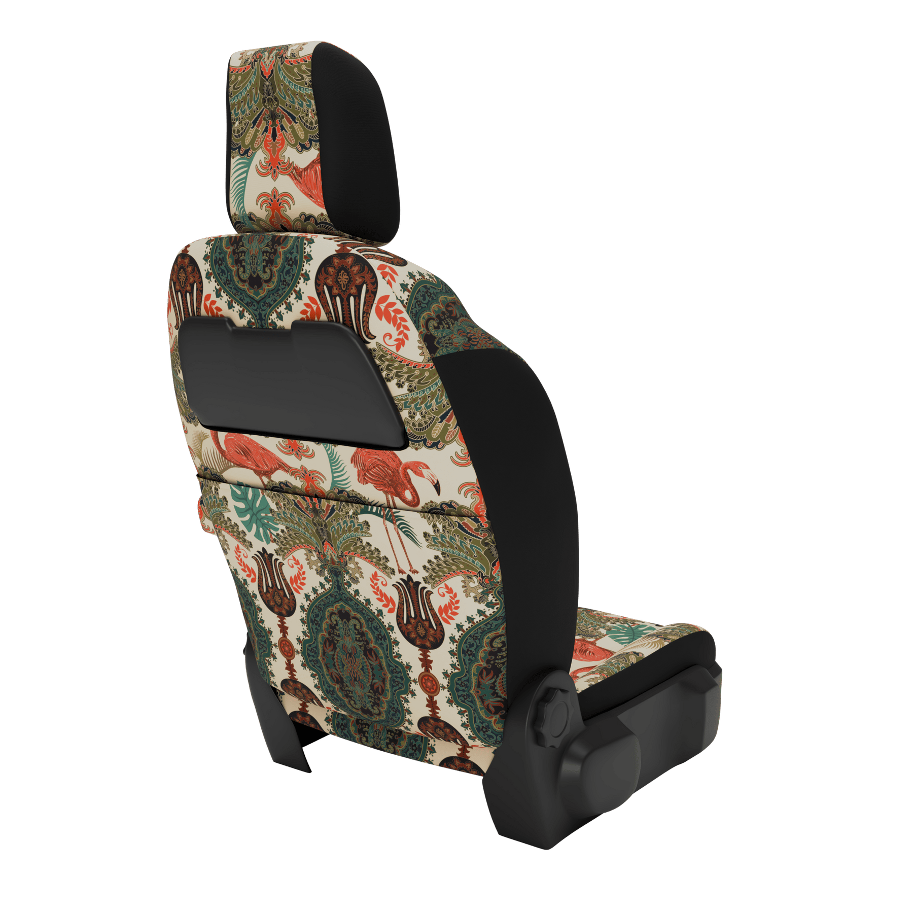 seat covers Full Oriental Flamingo